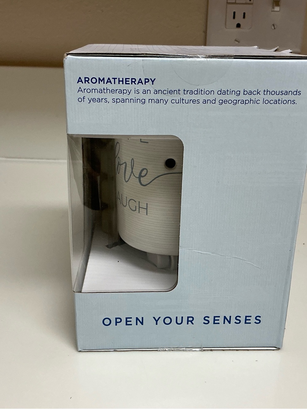 therapy White Live Love Laugh Nightlight Wax Warmer - Picture 3 of 5
